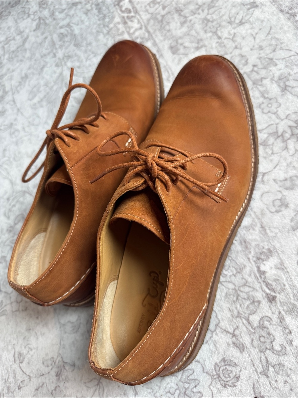Men’s Sperry Tan Leather Derby Shoes